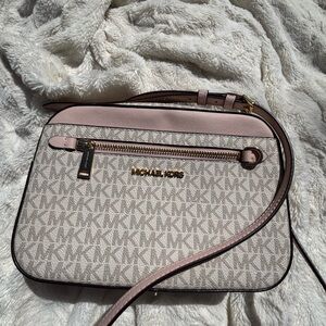Michael Kors Pink and Cream Women's Bag